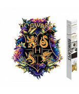 Harry Potter Hogwarts Floral Houses Crest RoomScapes Wall Decal Multi-Color - £15.62 GBP