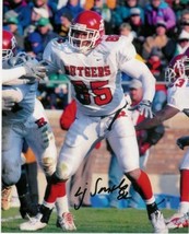 LJ Smith signed Rutgers Scarlet Knights 8x10 Photo - £14.12 GBP