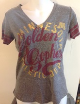Minnesota Golden Gophers Womens Size S Gray Short Sleeve T-shirt  - £4.61 GBP
