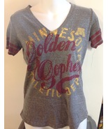Minnesota Golden Gophers Womens Size S Gray Short Sleeve T-shirt  - £4.62 GBP