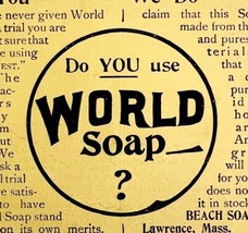 World Soap Beach Soap Company 1894 Advertisement Victorian Hygiene ADBN1k - £11.80 GBP