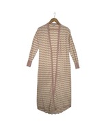 Intimately Free People Cardigan Womens Small Pink Yelllow Duster Sweater... - $81.22 CAD