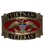 VIETNAM VETERAN 1959-1975 - Cast Belt Buckle - $23.00
