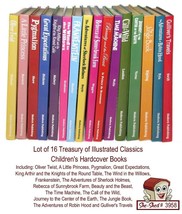 Treasury of Illustrated Classics Hardcover Children&#39;s Books - Lot of 16 Books - £39.29 GBP