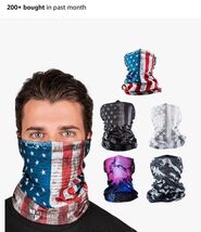 Face Shields UV30+ Neck Gaiter Lightweight Breathable Sun Dust Protectio... - $5.82