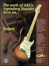 1997 G&amp;L Legacy electric guitar advertisement original 8 x 11 ad print - £3.57 GBP