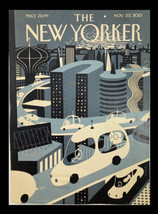 COVER ONLY The New Yorker November 25 2013 Asleep at the Wheel by Frank Viva - £7.45 GBP