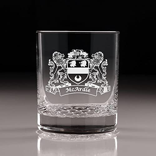 McArdle Irish Coat of Arms Nob Hill Tumblers - Set of 4