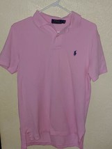 Polo Ralph Lauren Mens Pink Short Sleeves  Cotton Polo Shirt Size Small - $22.31
