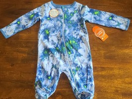 Wonder Nation One (1) Piece Sleeper ~ Tie Dye Pattern ~ 0/3 Months ~ Zip... - £11.72 GBP