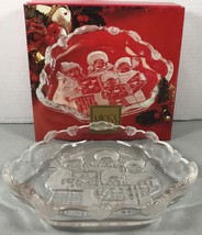 Mikasa Holiday Carolers Glassware Sweet Dish, 8-1/4&quot; Item # SA 987/210 - £6.96 GBP