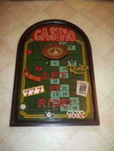 Extremely Rare! Casino Games Roulette Blackjack Poker Old Vintage 3D Wall Board - £248.91 GBP