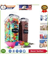 Superior Pantry Storage Set - 6.3 Liters Airtight Containers with Measur... - $72.72 CAD