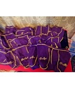 Lot of 20 Purple Crown Royal Bags 750 ml with drawstring 9&quot; - $39.60