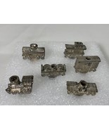 LUNT SILVERSMITH # C125P SET TRAIN BIRTHDAY CANDLE HOLDERS - $26.98 CAD