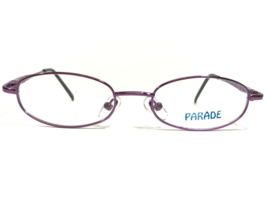 Parade Kids Eyeglasses Frames PRPK010 PURPLE Shiny Round Oval Wire Rim 45-17-130 - £18.31 GBP