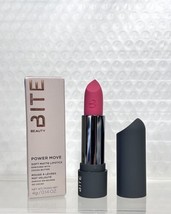 Bite Beauty Power Move Soft Matte Lipstick Fig Full Size Rare! Nib - £22.75 GBP