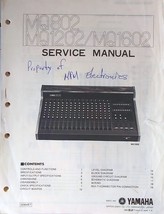 Yamaha MQ802 MQ1202 MQ1602 Mixer Original Service Manual, Schematics, Pa... - $49.49