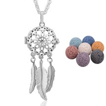 16 mm Harmony Ball Pendant Necklace Dreamcatcher Locket Cage with Chime Sound Ha - £18.93 GBP