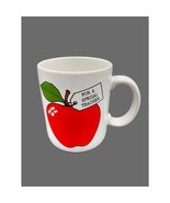 Vintage Hallmark Mug Special Teacher Red Apple Coffee / Tea - $9.81