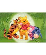 New Winnie The Pooh And Friends Design Vinyl Checkbook Cover - £6.88 GBP
