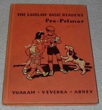  Laidlaw Pre Primer Old Vintage 1940 School Reader - £15.65 GBP