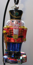 Rare Christopher Radko Christmas Ornament Nutcracker King Toys Blocks Drum Train - £51.95 GBP