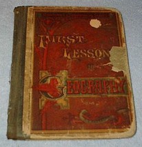 First Lessons in Geography Primer Children's Antique School Text  - £15.68 GBP