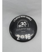 I Played More Games International 2016 Tabletop Day Promo Pin - $13.37