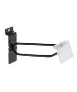 Only Garment Racks 4&quot; Black Slatwall Scanner Hooks w/Label Holders (Box ... - €128,40 EUR