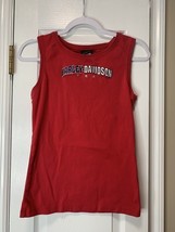 Vtg Womens Harley Davidson Mountain Creek Tank Red White Blue America Me... - $10.95