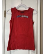 Vtg Womens Harley Davidson Mountain Creek Tank Red White Blue America Me... - $15.04 CAD