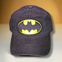 Officially Licensed Batman Dc Comics Cotton Adjustable Batman Embroidered Hat - £8.24 GBP