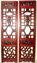 Antique Chinese Screen Panels (2525)(pair), Cunninghamia wood; Circa 180... - £311.26 GBP