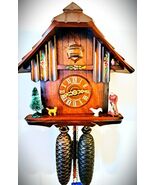 A. Schneider Swiss Chalet 8 Days Cuckoo Clock w/Silencer - $305.91