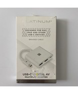 Platinum- USB-C Digital AV Multiport Adapter - White - $17.58