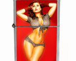  Pin Up Girl Hips Rs1 Flip Top Dual Torch Lighter Wind Resistant - $16.78