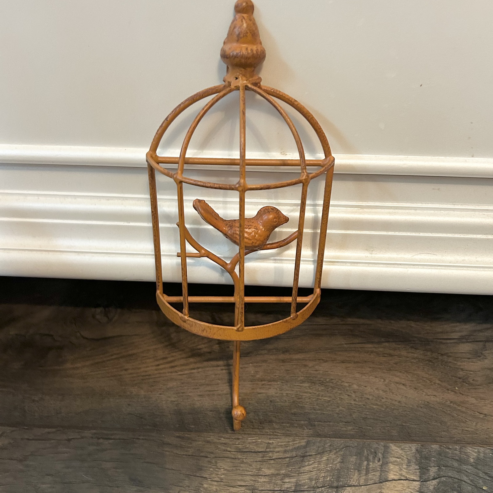Bird Cage Metal Hook Towel Hook Coat Hook Holder Bird Lover - $19.95