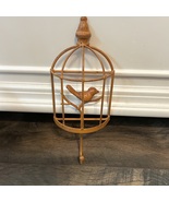 Bird Cage Metal Hook Towel Hook Coat Hook Holder Bird Lover - $27.37 CAD
