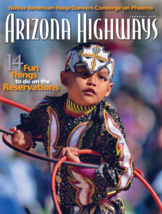 Arizona Highways Hoop Dancers Reservation Rock Art Pronghorn 2007 February - £20.70 GBP