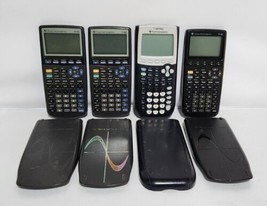 [Lot of 4] TI-83/TI-84/TI-86 Calculators for Parts/Repair - £22.41 GBP