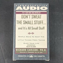 Don&#39;t Sweat the Small Stuff Audiobook by Richard Carlson PHD on Cassette... - $15.99