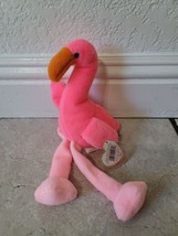 Ty Beanie Babies Pinky the Flamingo Plush Toy - £34.73 GBP