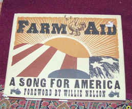 hard back book music concert/charity {farm aid a song for america} - $9.90