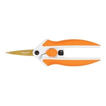 Fiskars Scissors 190520-1001 Titanium Micro-Tip Easy Action Scissors, 6 Inch, Or - £25.71 GBP