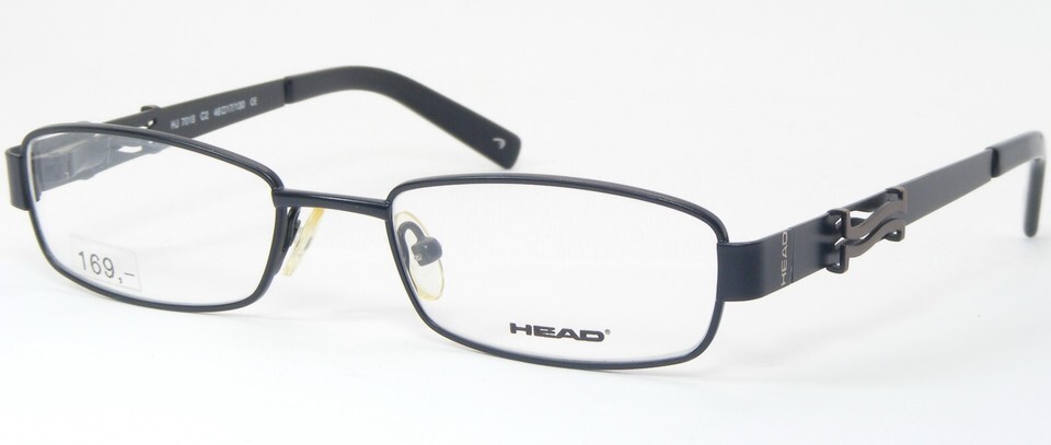 HEAD HJ 7017 C2 BLACK RARE UNIQUE EYEGLASSES GLASSES METAL FRAME 46-17-1... - $96.19