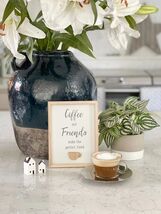 Framed &#39;Coffee and Friends ...&#39; sign - $167.10 MXN