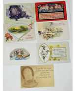 Easter Spring Love Congratulations Postcards Posted Set of 7 Antique - £11.17 GBP