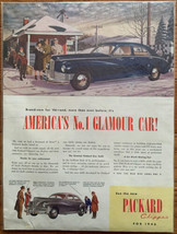 Original Print Ad 1946 PACKARD Clipper Glamour Car - $4.00