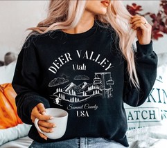 Deer Valley Utah Sweatshirt, Vintage Women&#39;s Utah Crewneck, Unisex USA Summit Co - £35.40 GBP